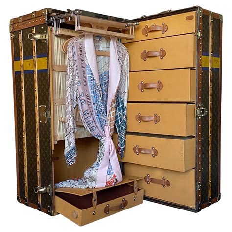 louis vuitton steamer trunk value|vintage Louis Vuitton wardrobe trunk.